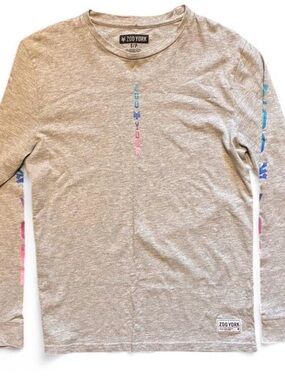 Zoo York Long Sleeve Heather Gray Logo Tee